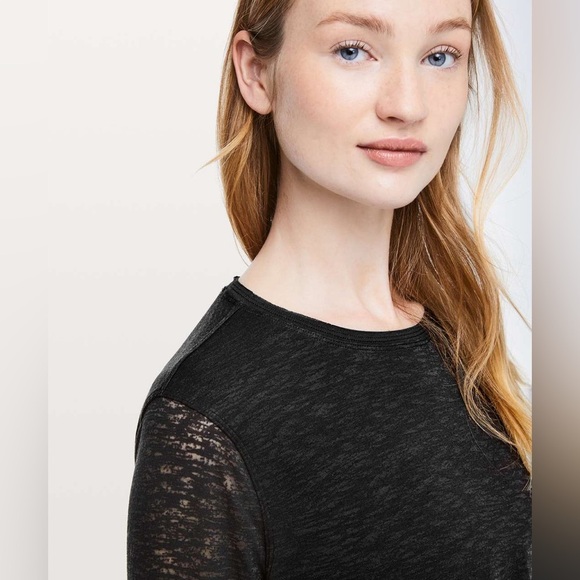 Lululemon Sweetest Day Long Sleeve *Burnout size 4 - Picture 2 of 8